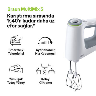 BRAUN HM5137WH EL MIKSERİ - 2