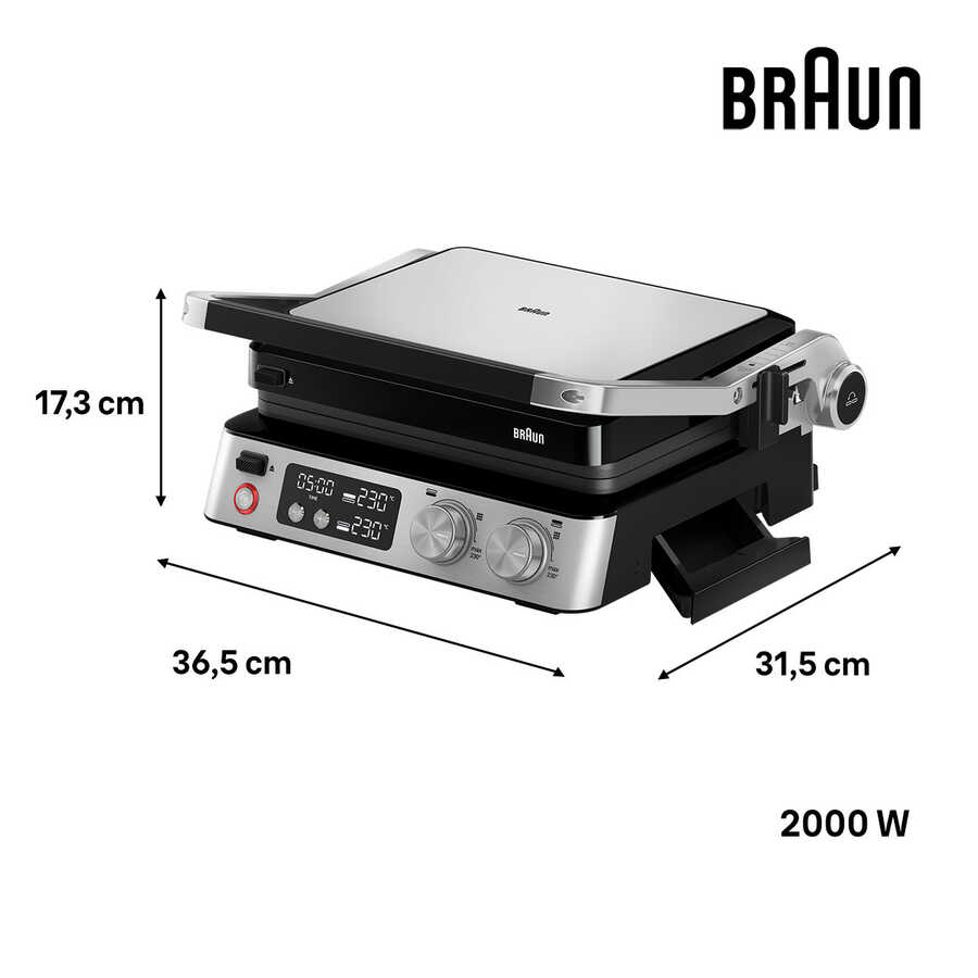 BRAUN MULTIGRILL 7 CG7040 IZGARA&TOST - 3