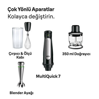 BRAUN MULTIQUICK 7 EL BLENDER MQ7025X - 8