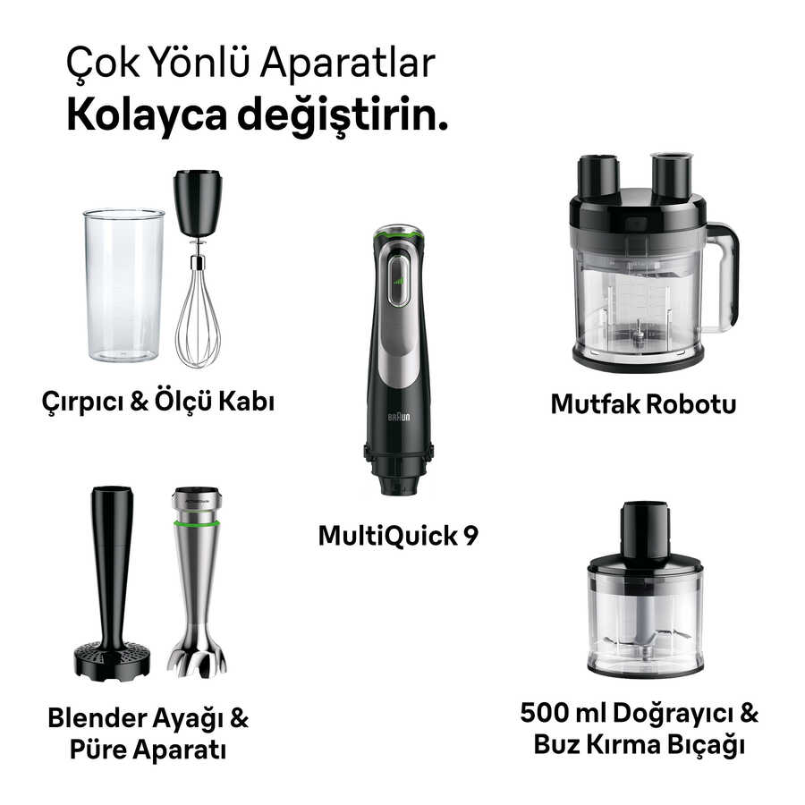 BRAUN MULTIQUICK 9 EL BLENDER MQ9187XLI - 6