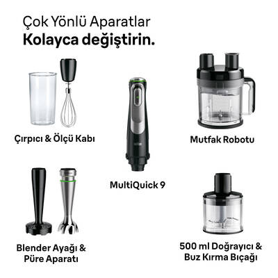 BRAUN MULTIQUICK 9 EL BLENDER MQ9187XLI - 6