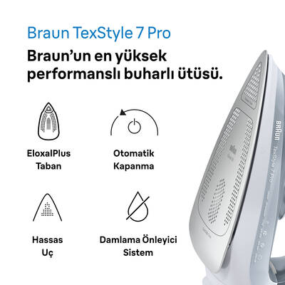 BRAUN TEXSTYLE7 BUHARLI ÜTÜ SI7088GY - 2