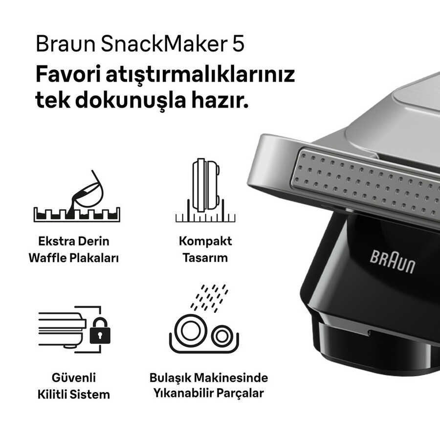 SNACKMAKER 5 SM5006 SILVER TOST M. - 2